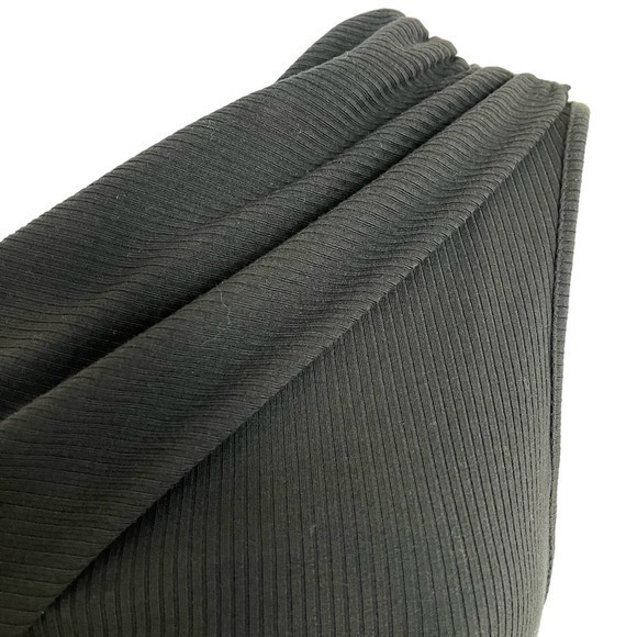 House of Harlow 1960 One Shoulder Body Con Stretch Black Ribbed N/S - Picture 11 of 11